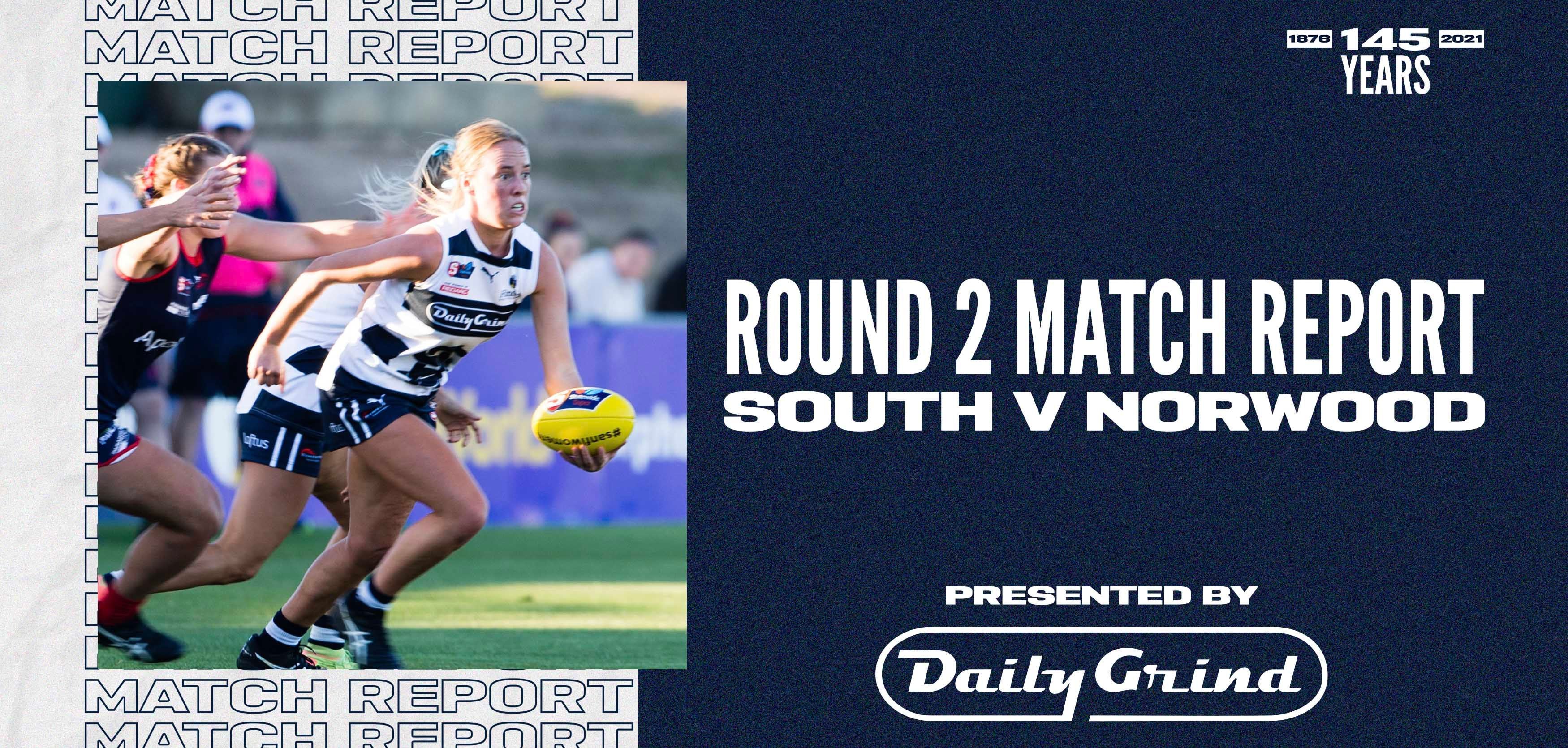 Daily Grind Women's Match Report: Round 2 vs Norwood Daily Grind Women's Match Report: Round 2 vs Norwood